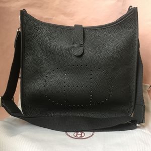 Women's palm print cowhide bag